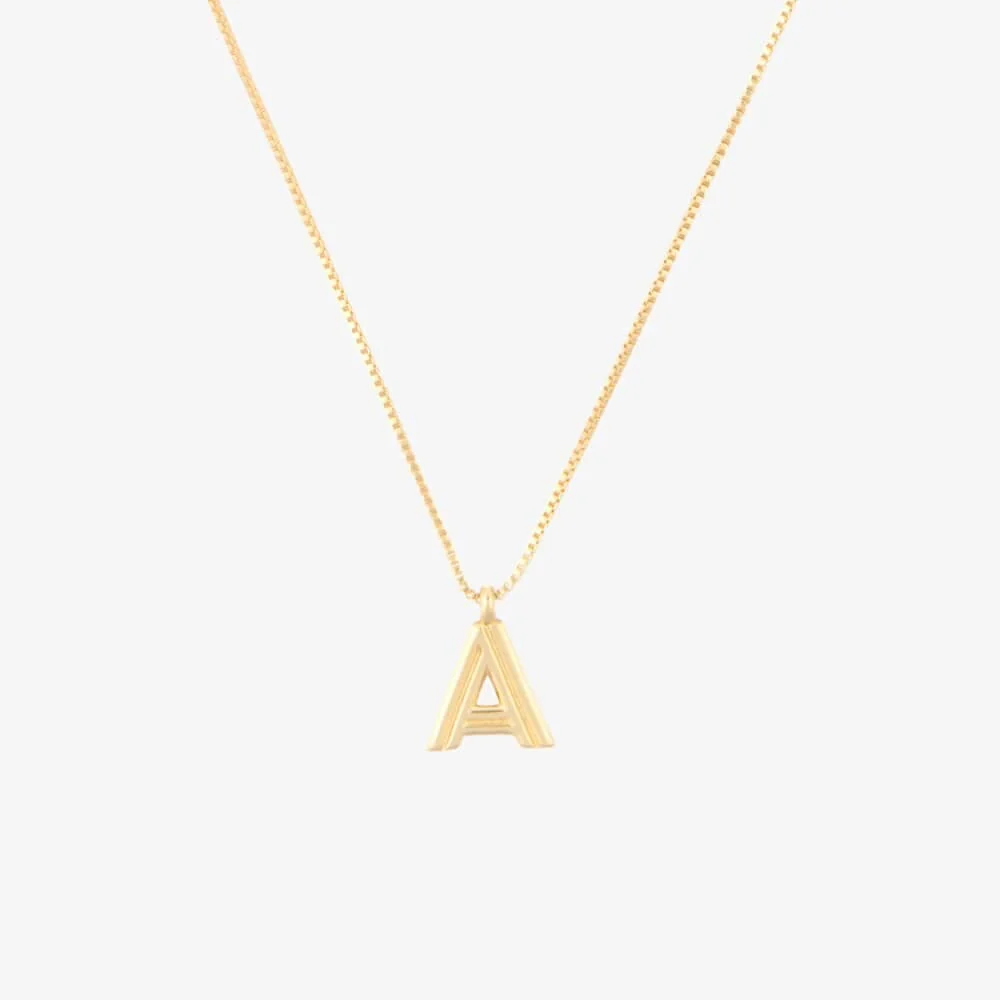 Initial Pendant Necklace